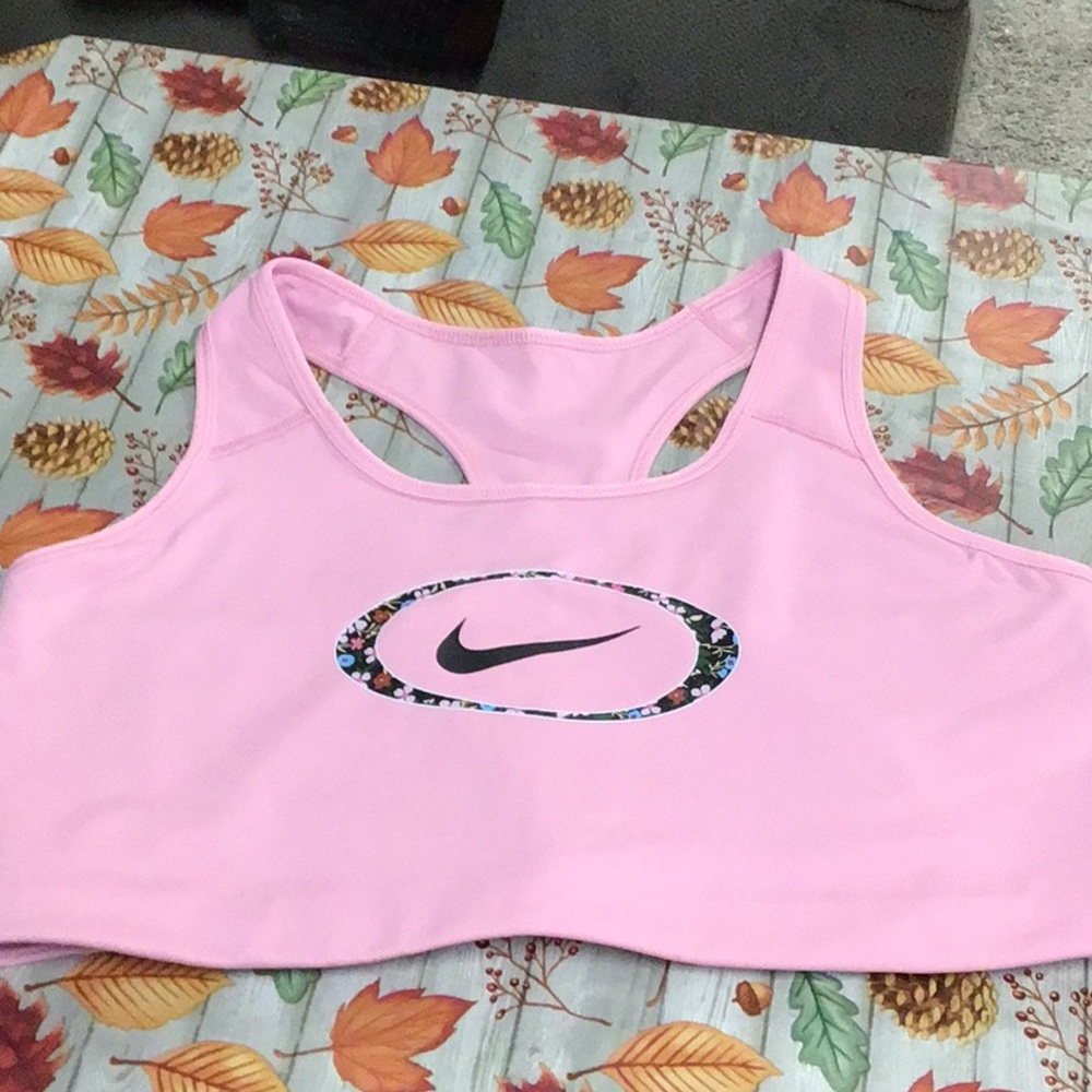 Women’s 1X Nike Pink Sports Bra EUC